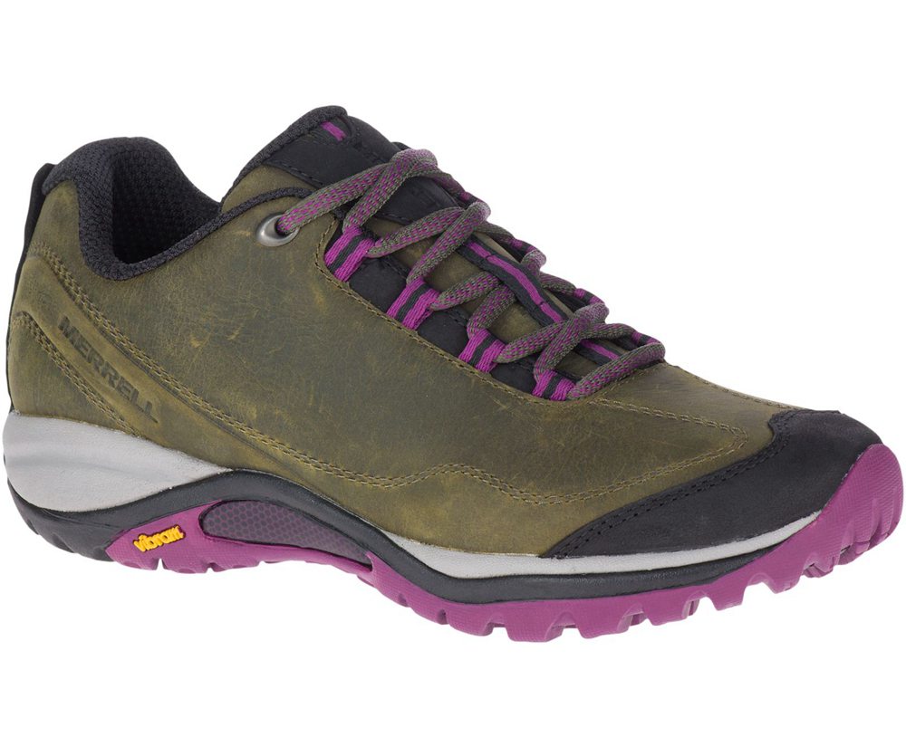 Merrell Hiking Shoes Olive - Siren Traveller 3 - Womens 74DXLAZTR